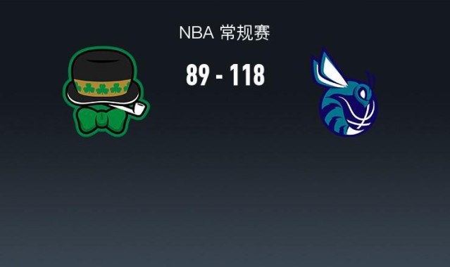世界杯官方平台app下载-NBA战报：黄蜂118-89大胜凯尔特人取NBA6连胜，德里克-怀特29分