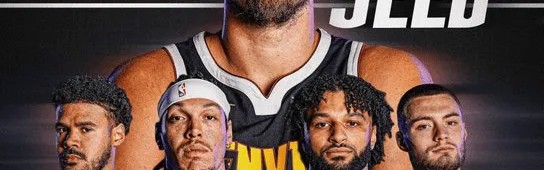 世界杯官方平台app下载-再战森林狼！掘金官方晒球队夺得西部第三的海报与球迷分享