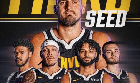 世界杯官方平台app下载-再战森林狼！掘金官方晒球队夺得西部第三的海报与球迷分享